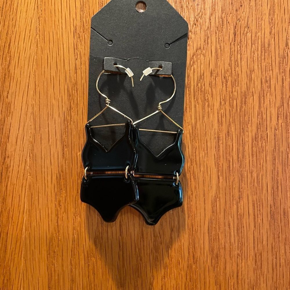 Handmade Two Piece Swimsuit Earrings